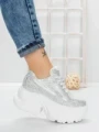Pantofi Sport Dama cu Platforma 3561 WHITE | MEI