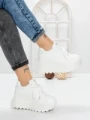Pantofi Sport Dama cu Platforma 3570 WHITE | MEI
