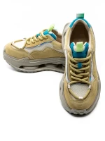 Pantofi Sport Dama din piele naturala 36853-1 GREEN | ADVANCER