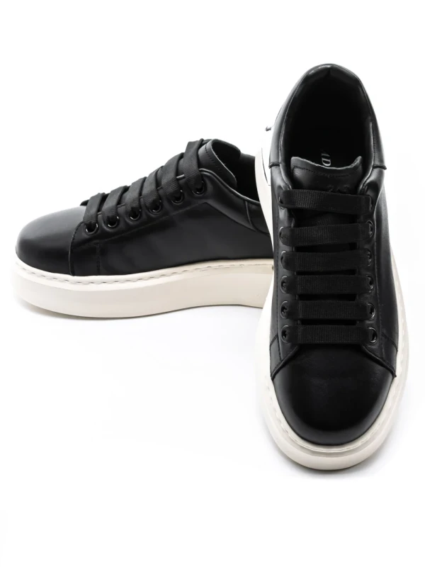 Pantofi Sport Barbati din piele naturala 5303 BLACK | ADVANCER