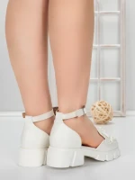 Pantofi Casual Dama 5H56 WHITE | MEI
