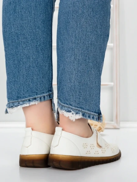 Balerini Dama 5XJ98 WHITE | MEI