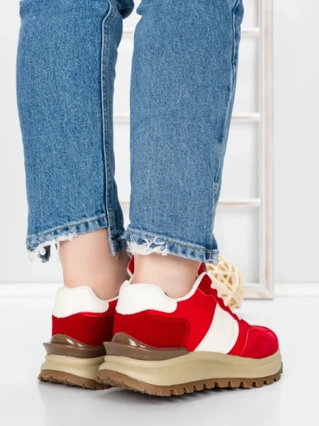 Sneakers Dama 5WL117 RED | MEI