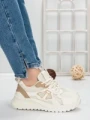 Sneakers Dama 5WL122 BEIGE | MEI