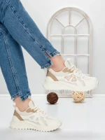 Sneakers Dama 5WL122 BEIGE | MEI