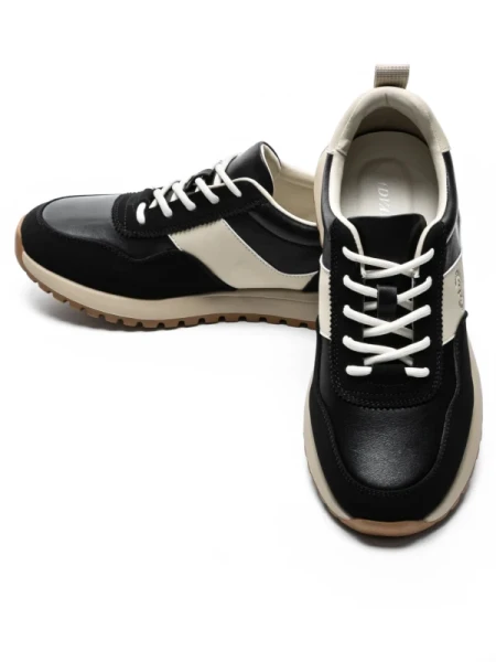 Pantofi Sport Barbati din piele naturala 5309 BLACK | ADVANCER