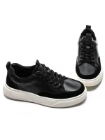 Pantofi Sport Barbati din piele naturala 5320 BLACK | ADVANCER