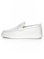Pantofi Casual Barbati din piele naturala 12-187 WHITE | ADVANCER
