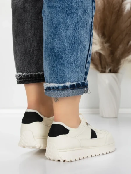 Pantofi Sport Dama din piele naturala KM5503 BLACK | ADVANCER