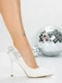 Pantofi Stiletto 5DC30 WHITE | MEI