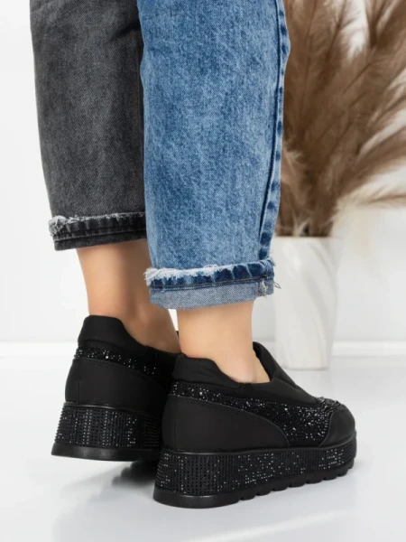 Sneakers Dama 5H63 BLACK | MEI