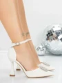 Pantofi Stiletto 5DC37 WHITE | MEI