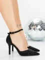 Pantofi Stiletto 5GZ86 BLACK | MEI