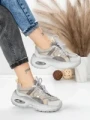 Pantofi Sport Dama din piele naturala HY2122 GREY | FRANCO GERARDO