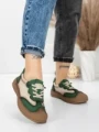 Pantofi Sport Dama din piele naturala 65852 GREEN | FRANCO GERARDO