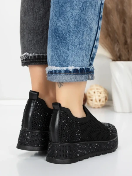 Sneakers Dama 5H65 BLACK | MEI