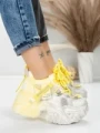 Pantofi Sport Dama cu Platforma 6166-113 YELLOW | MEI