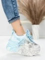 Pantofi Sport Dama cu Platforma 6166-113 BLUE | MEI