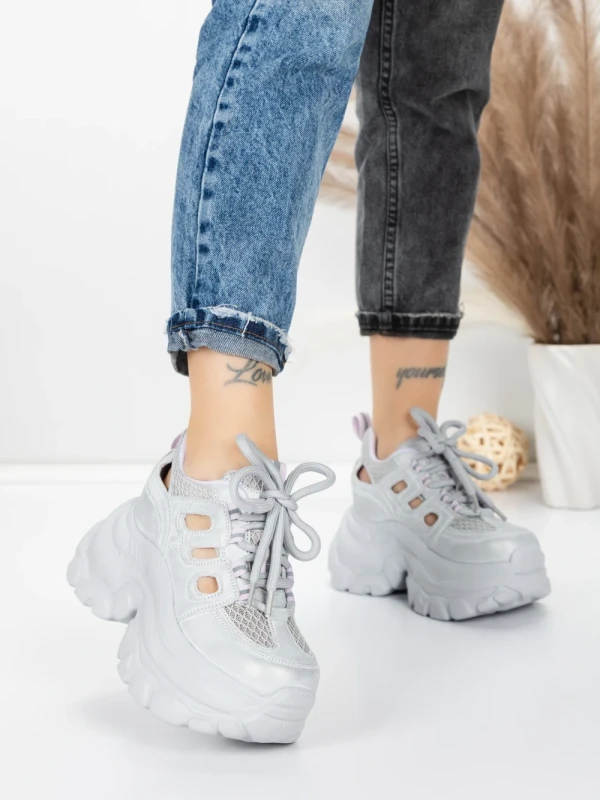 Pantofi Sport Dama cu Platforma 0897-30 PURPLE | MEI