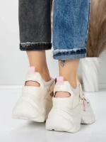 Pantofi Sport Dama cu Platforma 0897-27 PINK | MEI