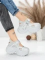 Pantofi Sport Dama cu Platforma 0897-15 GREY | MEI