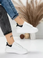 Sneakers Dama BF55 WHITE-BLACK | MEI