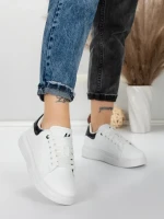 Sneakers Dama 2307 WHITE-BLACK | MEI