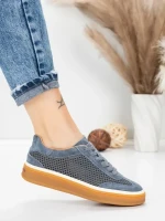 Pantofi Sport Dama din piele naturala 2501-1 GREY | ADVANCER