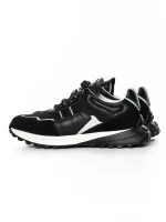 Pantofi Sport Barbati din piele naturala 20676 BLACK | ADVANCER