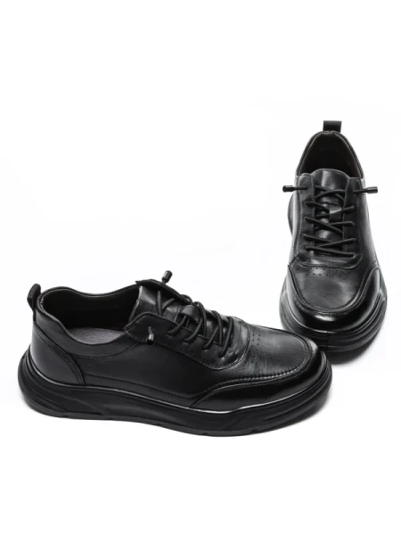 Pantofi Casual Barbati din piele naturala 929105 BLACK | ADVANCER