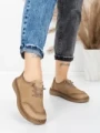 Pantofi Casual Dama din piele naturala 8736 APRICOT | FORMAZIONE