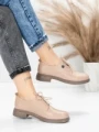Pantofi Casual Dama din piele naturala 5211507 APRICOT | ADVANCER