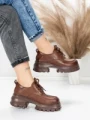 Pantofi Casual Dama din piele naturala 8305 BROWN | ADVANCER