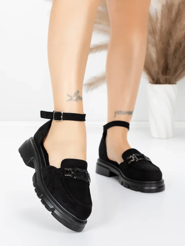 Pantofi Casual Dama 5H59 BLACK | MEI