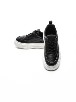 Pantofi Sport Barbati din piele naturala 5312 BLACK | ADVANCER