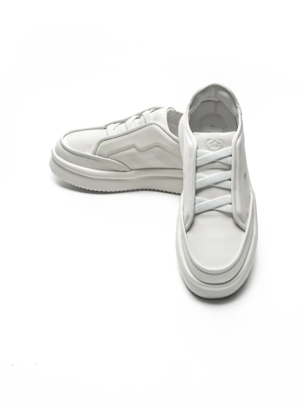 Pantofi Sport Barbati din piele naturala 5316 WHITE | ADVANCER