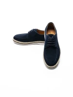 Pantofi Casual Barbati din piele naturala 3-1086-01 BLUE | ADVANCER