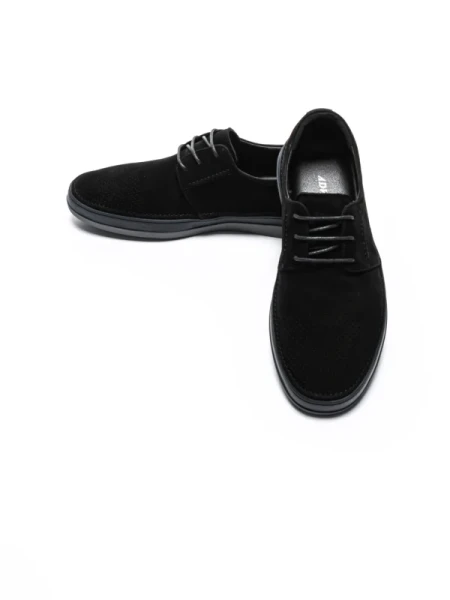 Pantofi Casual Barbati din piele naturala W011-5 BLACK | ADVANCER