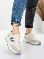 Pantofi Sport Dama din piele naturala 76098-8 BLUE | ADVANCER