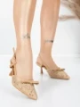 Pantofi Stiletto 5LE32 APRICOT | MEI