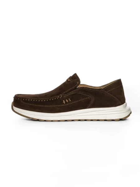 Mocasini Barbati din piele naturala 888 COFFEE | ADVANCER