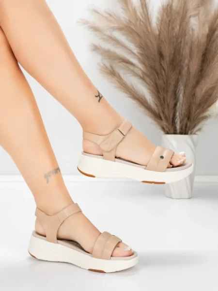 ženske sandale od prave kože 036 Breskva | Advancer