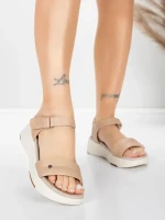 ženske sandale od prave kože 036 Breskva | Advancer