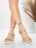 ženske sandale od prave kože 036 Breskva | Advancer