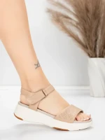 ženske sandale od prave kože 037 Breskva | Advancer