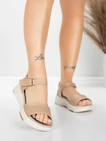 ženske sandale od prave kože 037 Breskva | Advancer