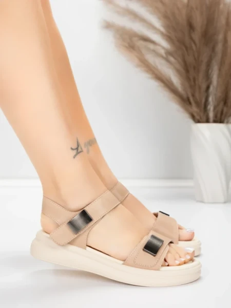 ženske sandale od prave kože 1028 Breskva | Advancer