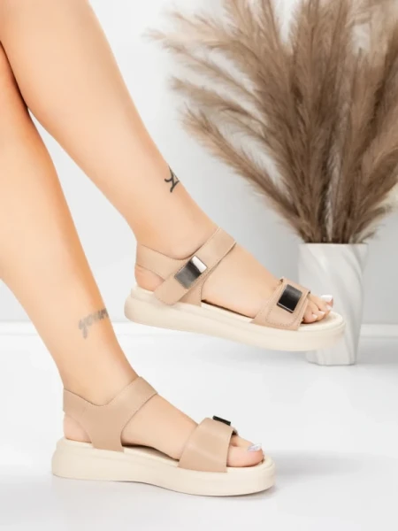 ženske sandale od prave kože 1028 Breskva | Advancer