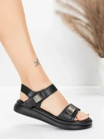 ženske sandale od prave kože 1028 Crna | Advancer