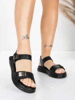 ženske sandale od prave kože 1028 Crna | Advancer